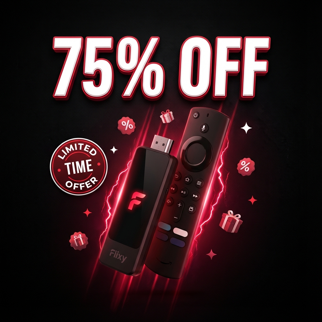 Flixy TV Stick special discount banner